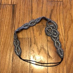 Rhinestone beaded headband from Anthropologie